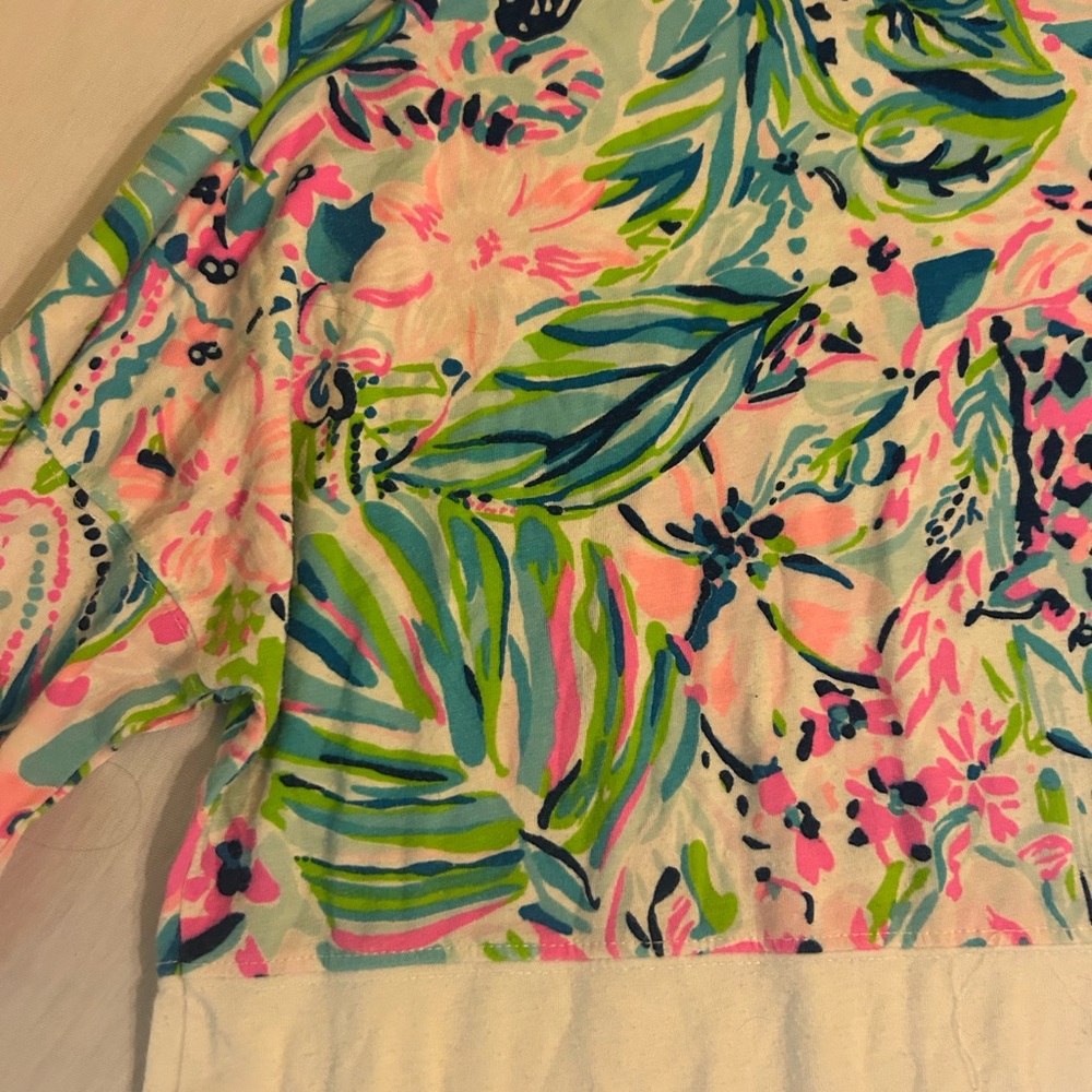 Lilly Pulitzer Multicolor Floral Long Sleeve Top - Picture 5 of 6